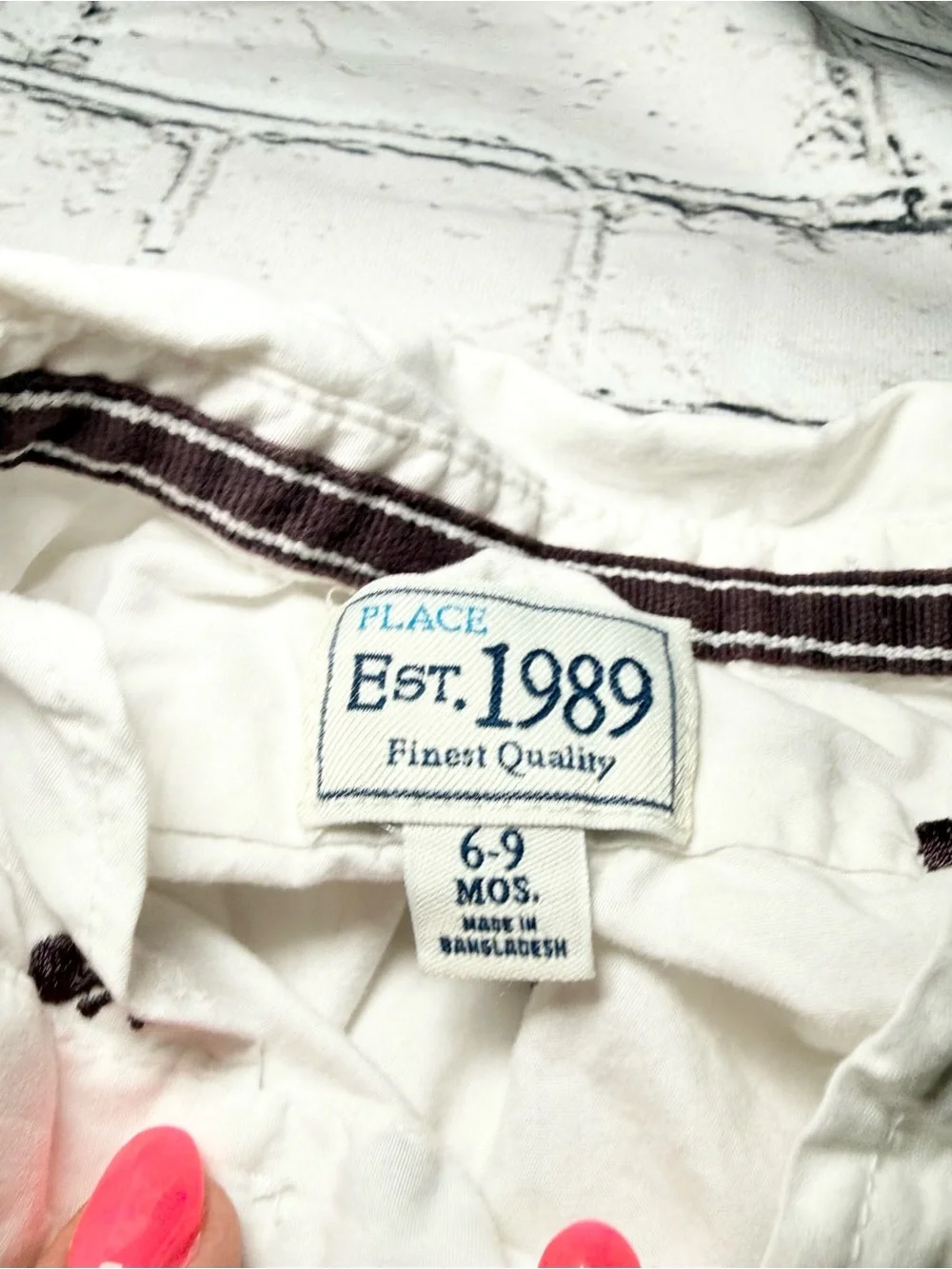 Children’s place button up. Size 6-9mo